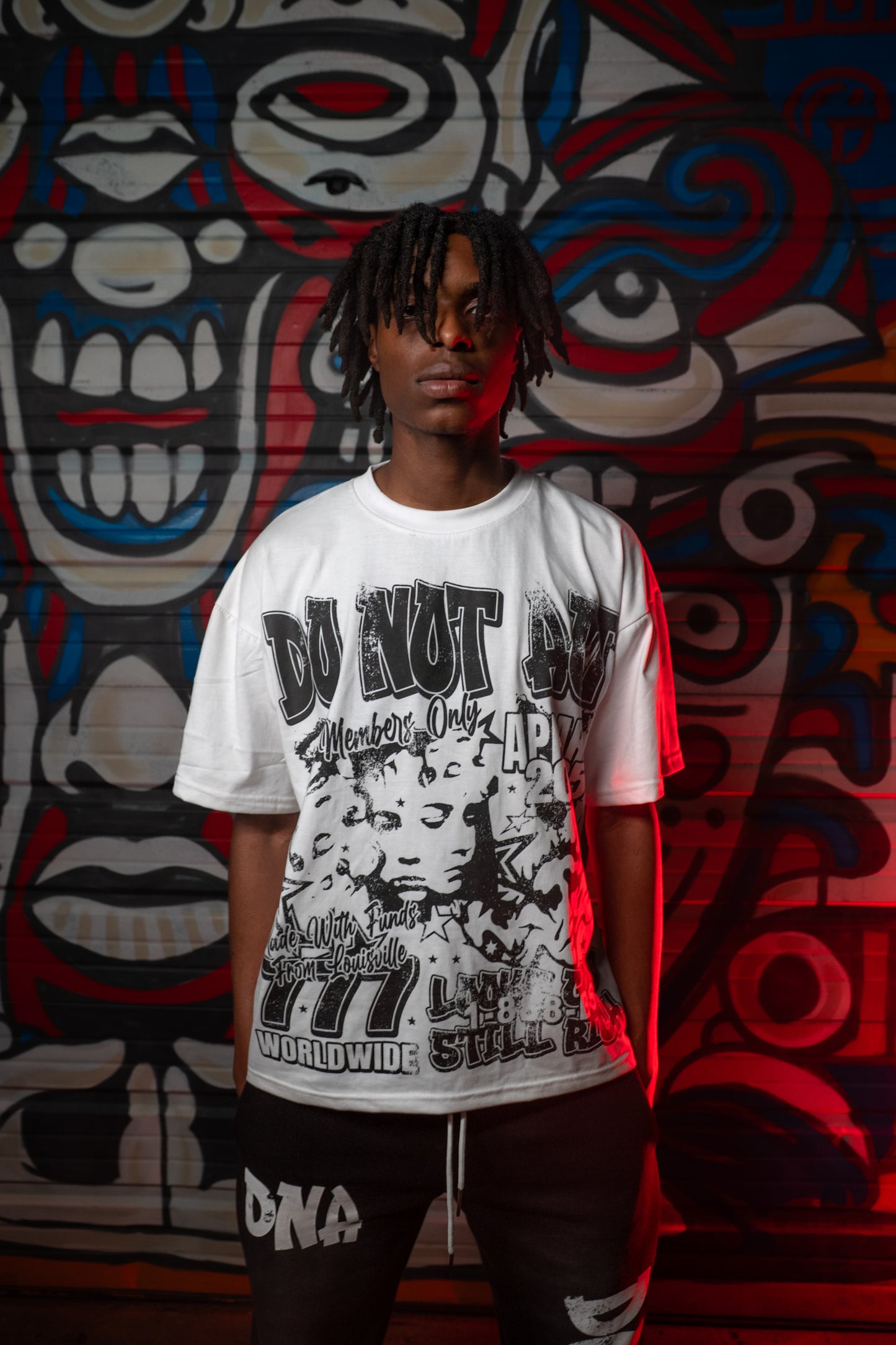 Oversized Short Sleeve DNA T Shirt